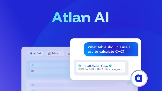 Atlan AI product screenshot