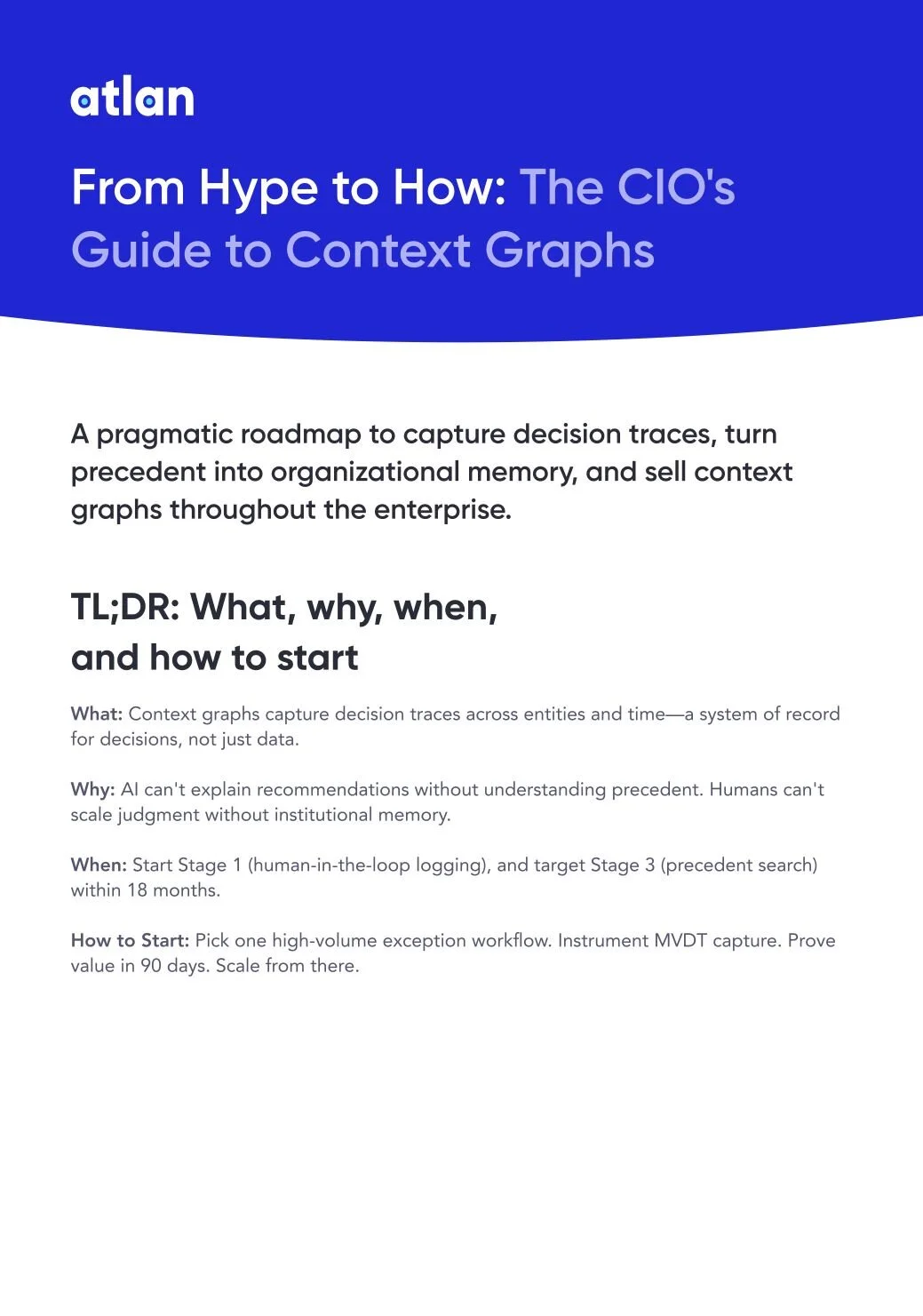 The CIO's Guide to Context Graphs