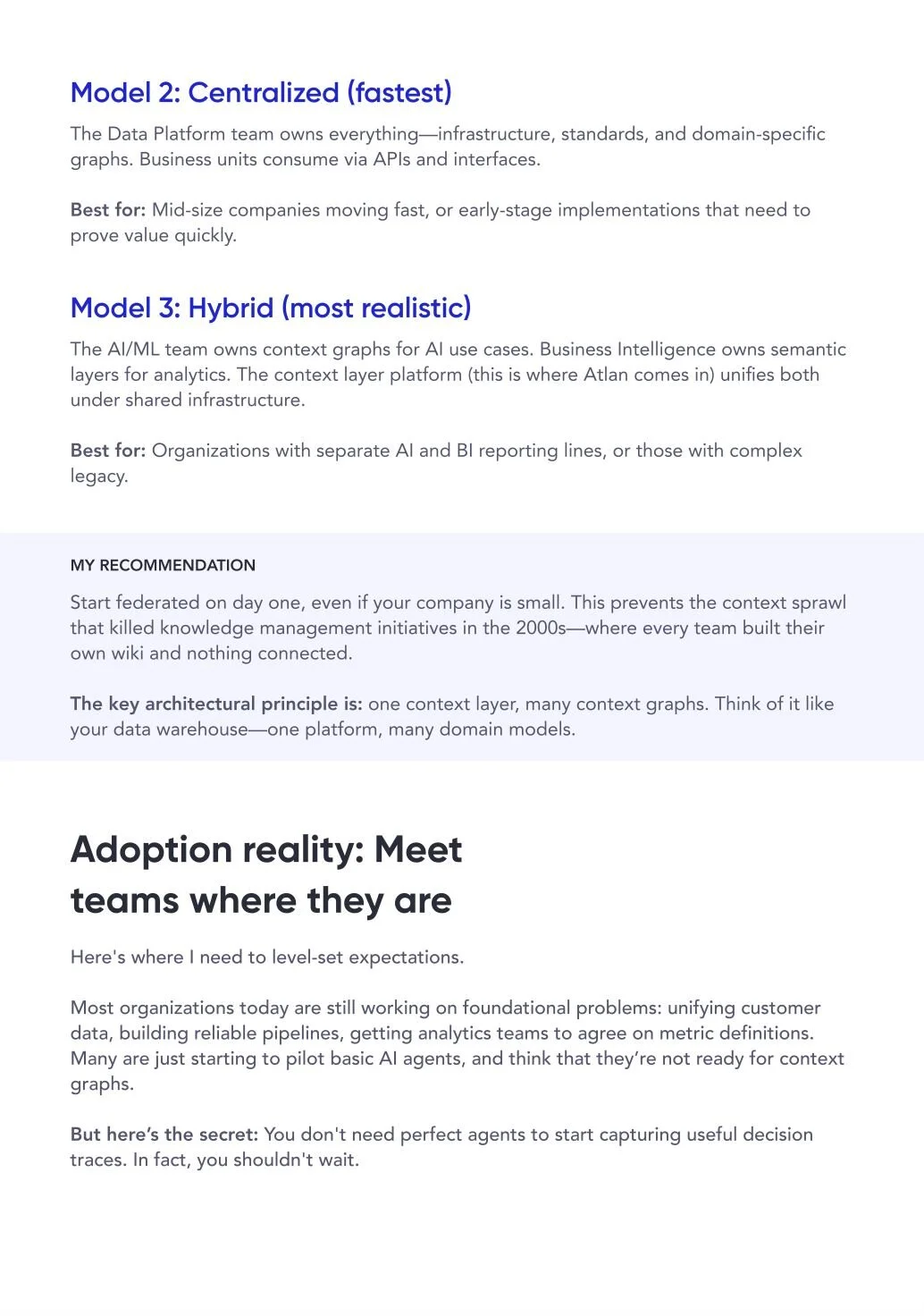 Meeting teams where they are
